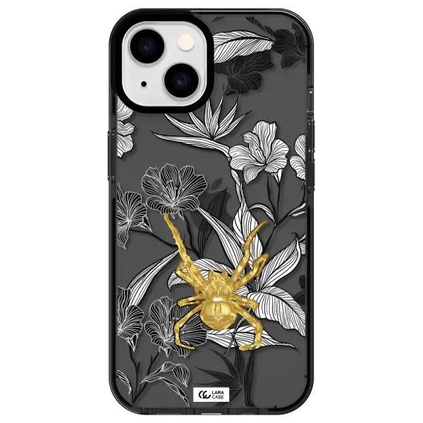 Golden Spider Apple iPhone 14 impact Smoke Black Case