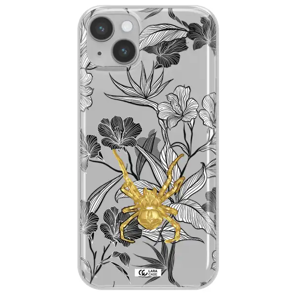 Golden Spider Apple iPhone 14 plus Clear TPU Case