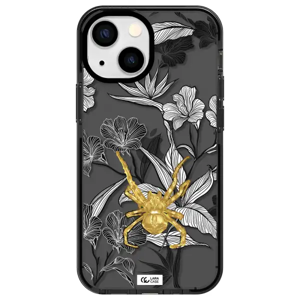 Golden Spider Apple iPhone 15 Plus impact Smoke Black Case