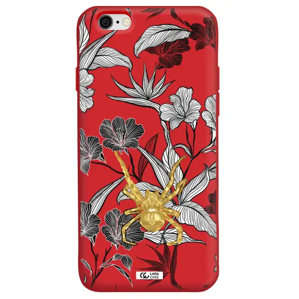 Golden Spider Apple iPhone 6 Silicone Imperial Red Case