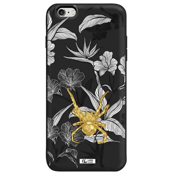 Golden Spider Apple iPhone 6S Silicone black Case