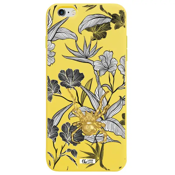 Golden Spider Apple iPhone 6S Silicone canary yellow Case