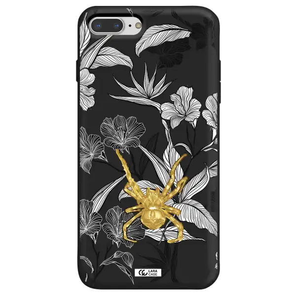 Golden Spider Apple iPhone 7 plus Silicone black Case