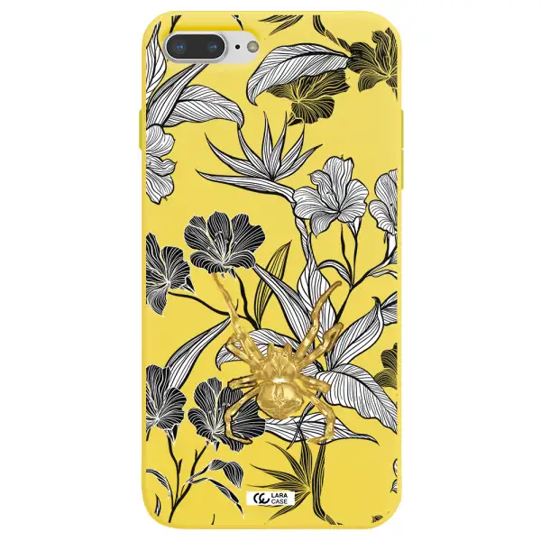Golden Spider Apple iPhone 7 plus Silicone canary yellow Case