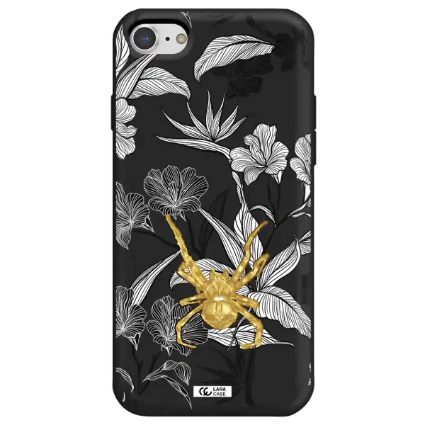 Golden Spider Apple iPhone 7 Silicone black Case