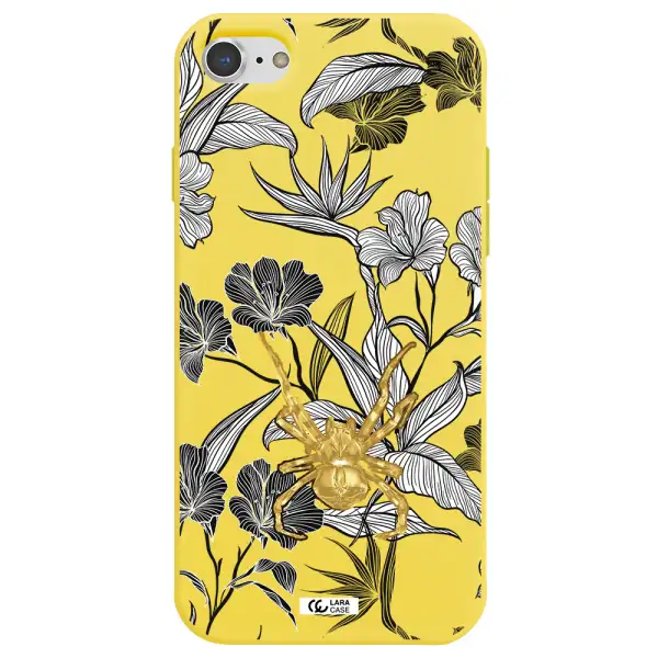 Golden Spider Apple iPhone 8 Silicone canary yellow Case
