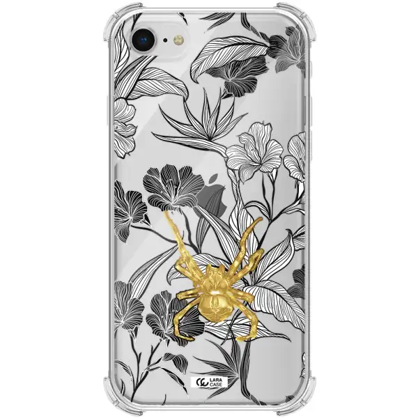 Golden Spider Apple iPhone se 2020 Clear PC Case