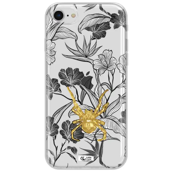 Golden Spider Apple Iphone Se 2020 Clear Tpu Case