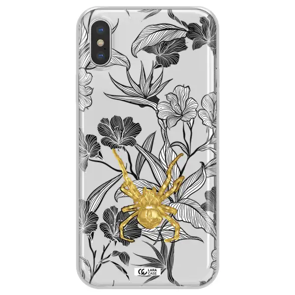 Golden Spider Apple iPhone XS max Clear TPU Case