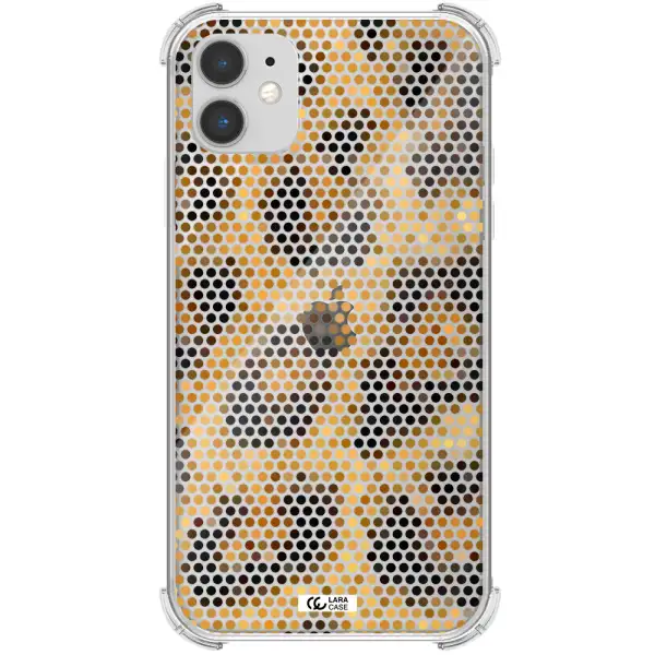Leopard Dots Apple iPhone 11 Clear PC Case
