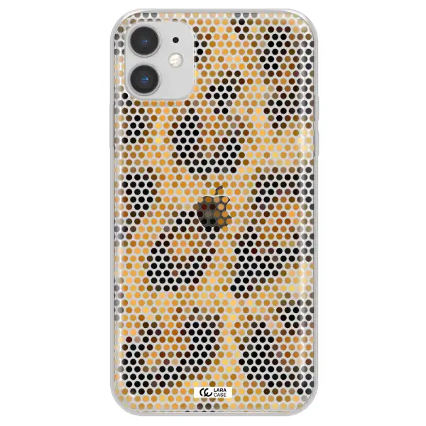 Leopard Dots Apple iPhone 11 Clear TPU Case