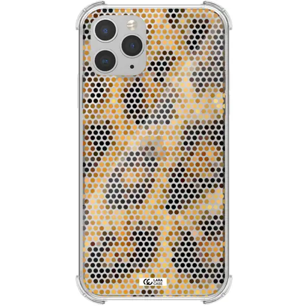 Leopard Dots Apple iPhone 11 pro Clear PC Case