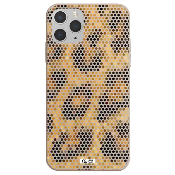 Leopard Dots Apple iPhone 11 pro Silicone Stone Case
