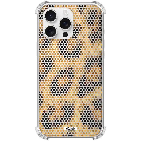 Leopard Dots Apple Iphone 16 Pro Max Clear Pc Case