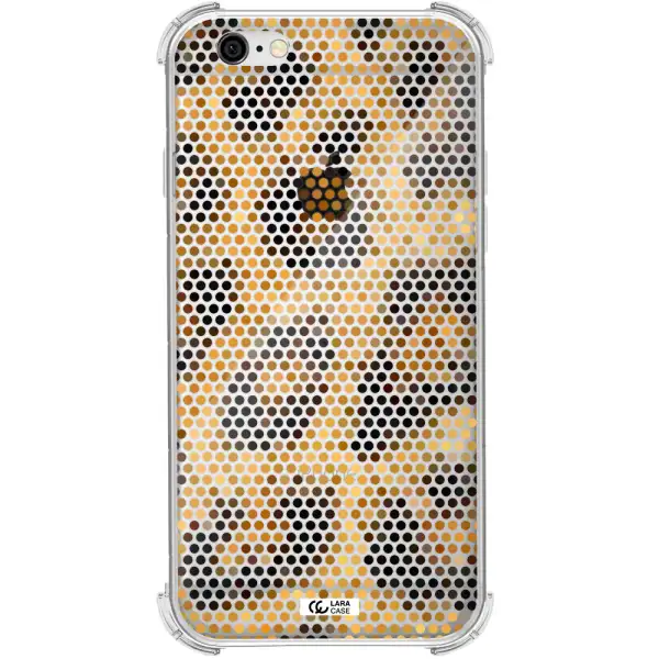 Leopard Dots Apple iPhone 6 Clear PC Case
