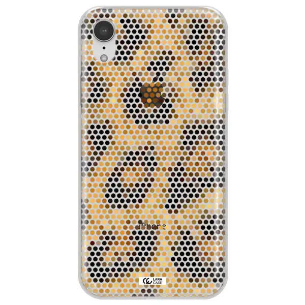 Leopard Dots Apple iPhone XR Clear TPU Case