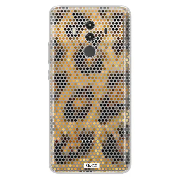 Leopard Dots Huawei Mate 10 Clear TPU Case