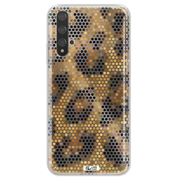 Leopard Dots Huawei Nova 5t Clear TPU Case