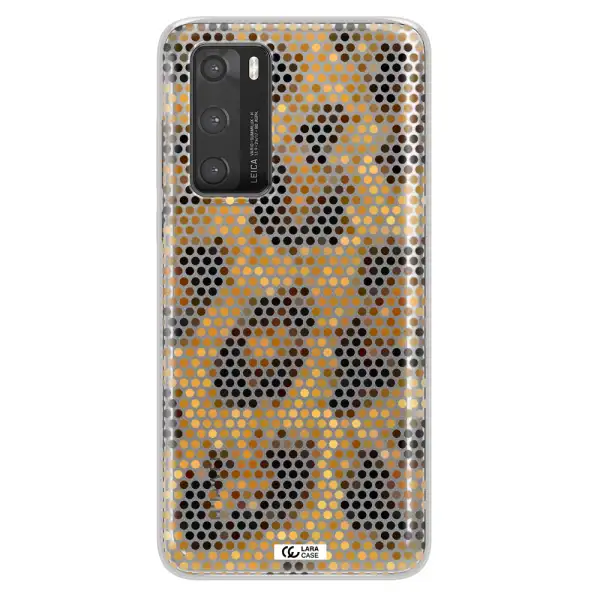 Leopard Dots Huawei P40 Clear TPU Case
