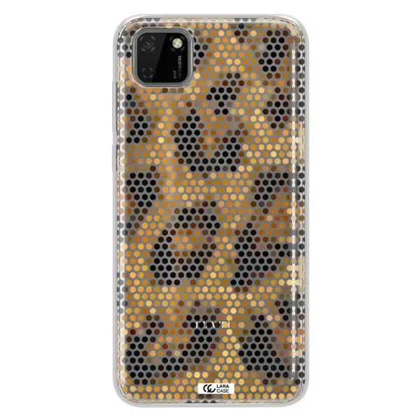 Leopard Dots Huawei Y5P Clear TPU Case