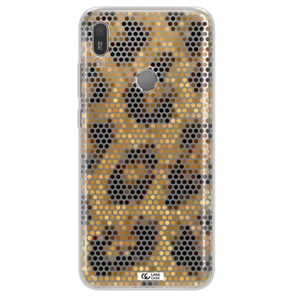 Leopard Dots Huawei Y6 2019 Clear TPU Case