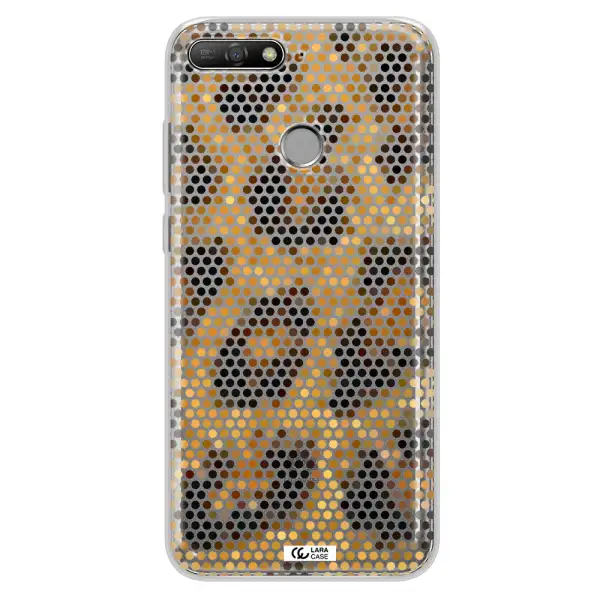 Leopard Dots Huawei Y6 Prime 2018 Clear TPU Case