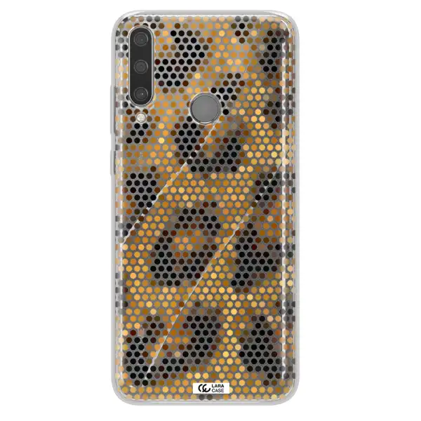 Leopard Dots Huawei Y6P Clear TPU Case