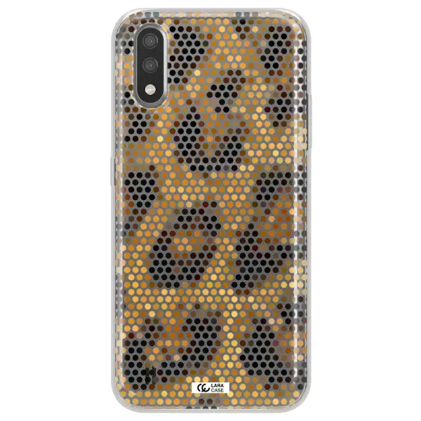 Leopard Dots Samsung A01 Clear TPU Case