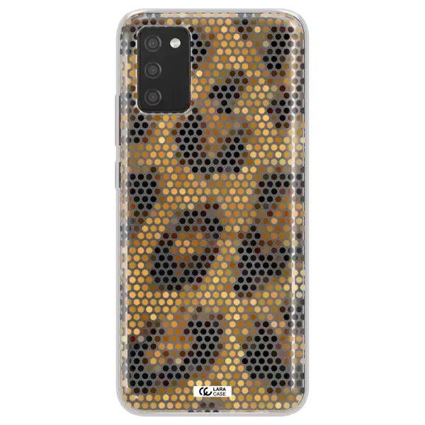 Leopard Dots Samsung A02S Clear TPU Case