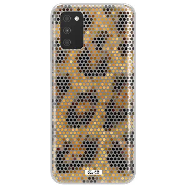 Leopard Dots Samsung A03S Clear TPU Case