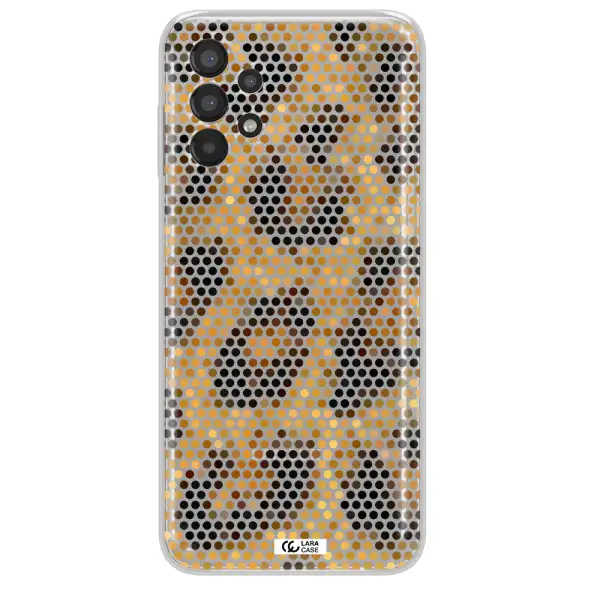 Leopard Dots Samsung A13 Clear TPU Case