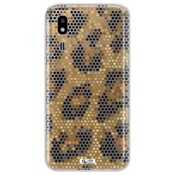 Leopard Dots Samsung A2 Core Clear TPU Case