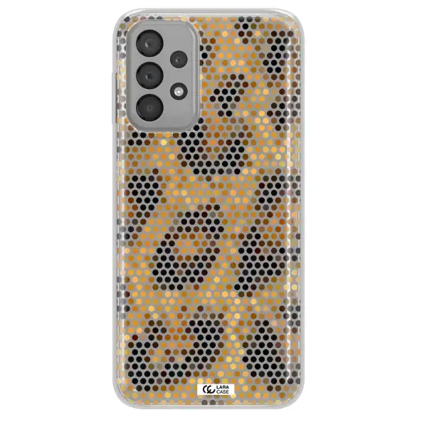 Leopard Dots Samsung A23 Clear TPU Case