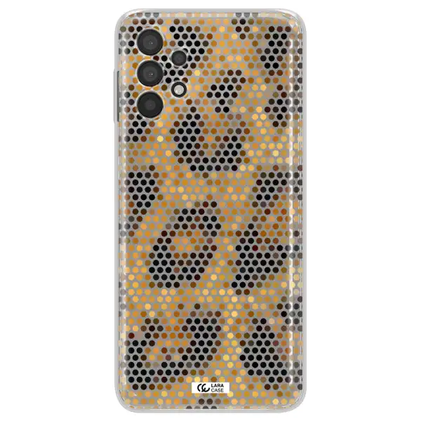 Leopard Dots Samsung A32 Clear TPU Case