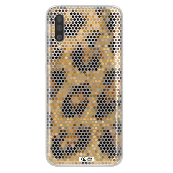 Leopard Dots Samsung A50S Clear Tpu Case