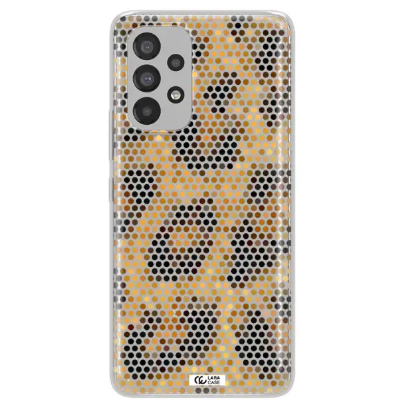 Leopard Dots Samsung A53 Clear TPU Case