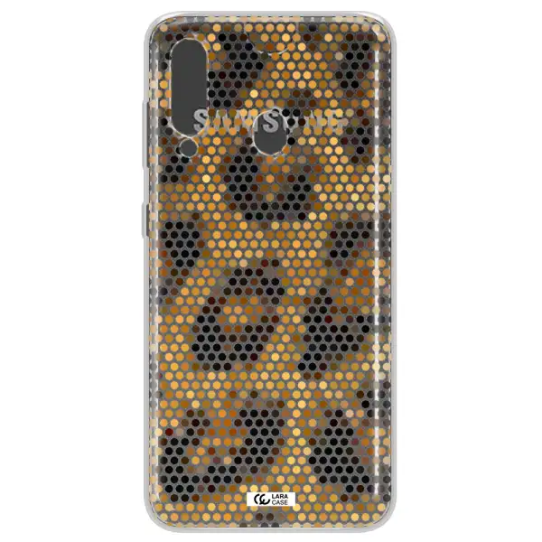 Leopard Dots Samsung A60 Clear TPU Case
