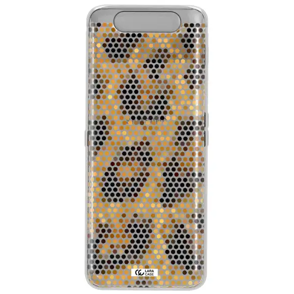 Leopard Dots Samsung A80 Clear TPU Case