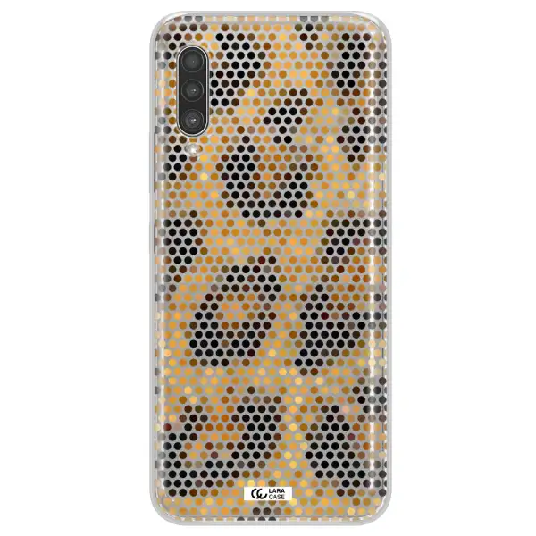 Leopard Dots Samsung A90 Clear TPU Case