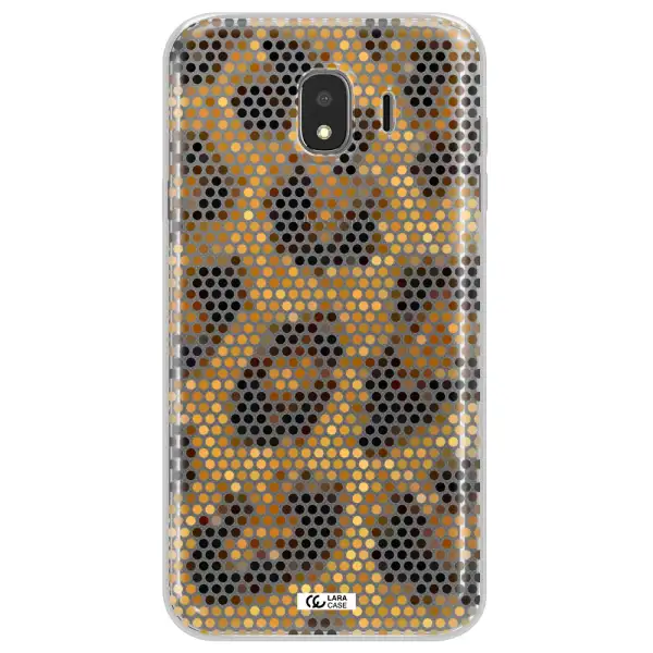 Leopard Dots Samsung J4 Clear TPU Case