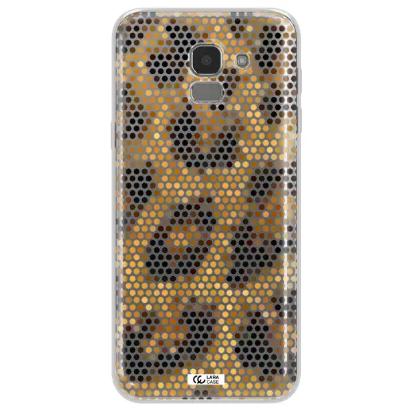 Leopard Dots Samsung J6 Clear TPU Case