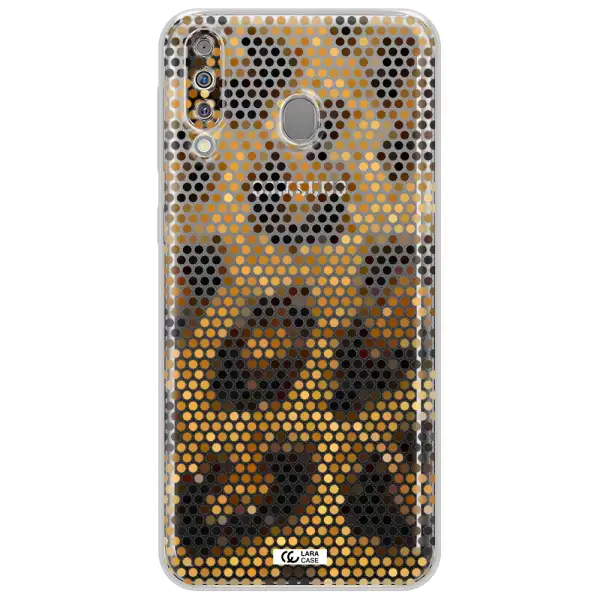 Leopard Dots Samsung M30 Clear TPU Case