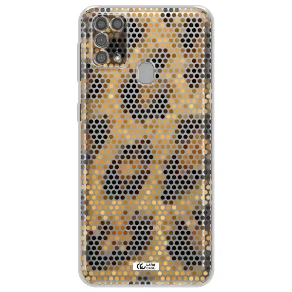 Leopard Dots Samsung M31 Clear TPU Case