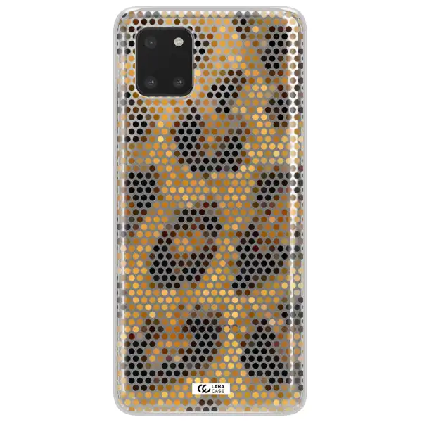 Leopard Dots Samsung Note 10 Lite Clear TPU Case