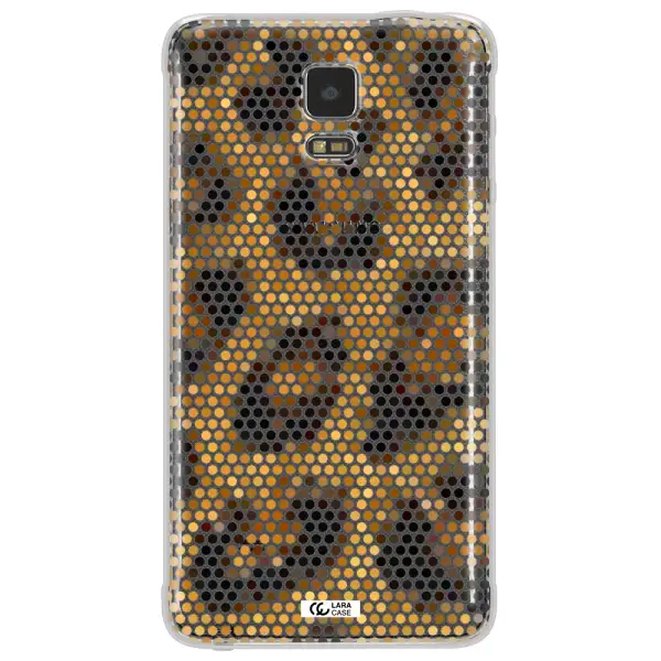 Leopard Dots Samsung Note 4 Clear TPU Case
