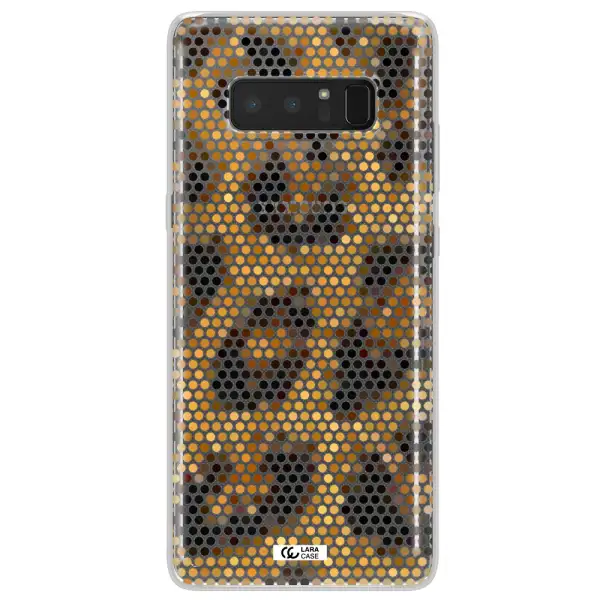 Leopard Dots Samsung Note 8 Clear TPU Case