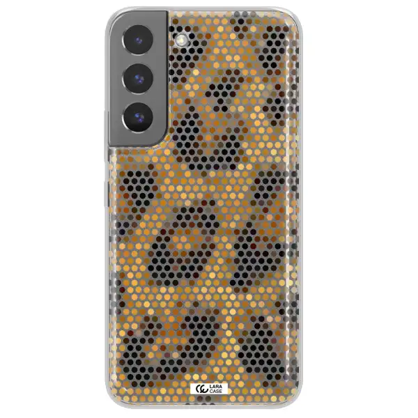 Leopard Dots Samsung S 22 Plus Clear TPU Case