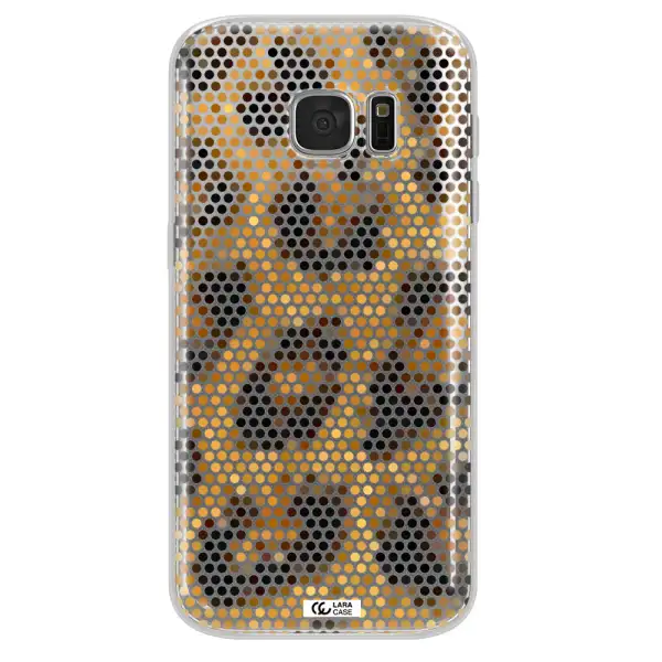 Leopard Dots Samsung S 7 Clear TPU Case
