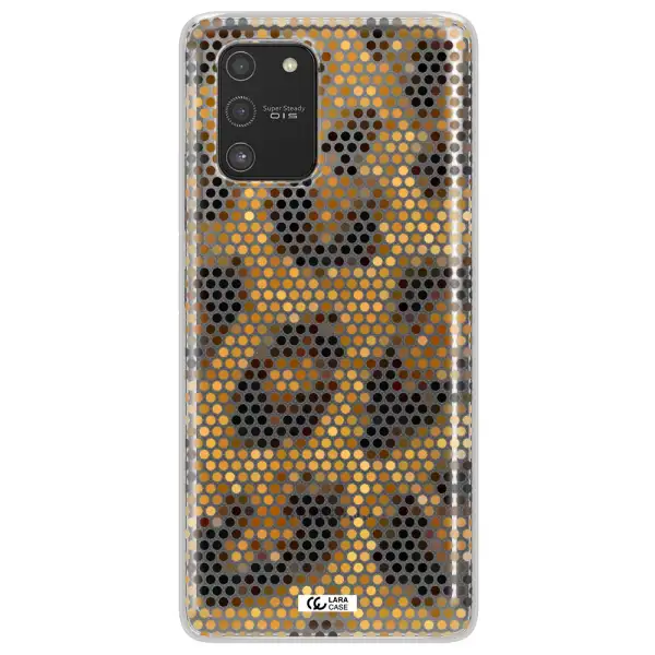 Leopard Dots Samsung S10 Lite Clear TPU Case