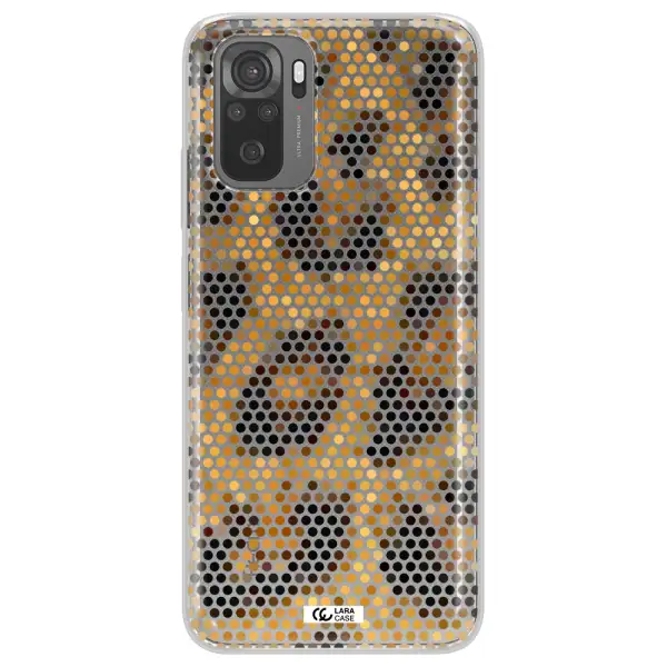 Leopard Dots Xiaomi Note 10 Clear TPU Case